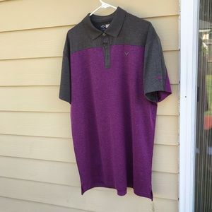 Callaway men’s grey and purple shirts s Sz L